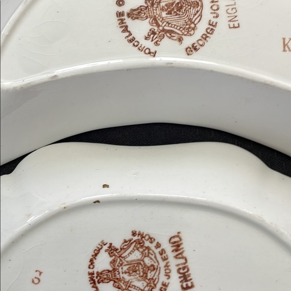 George Jones porcelain bone dishes - Picture 2 of 4